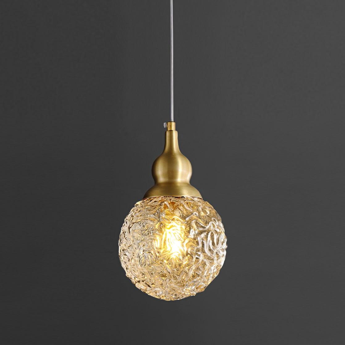 Bella Brass Pendant Light – Modern LED Mini Pendant for Kitchen Island, Dining Room, Bedroom