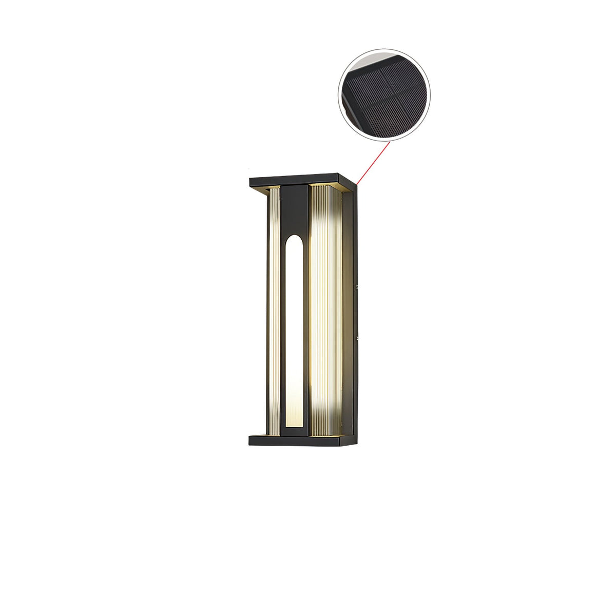 Bellamy Flair Outdoor Wall Sconce in Stainless Steel and Acrylic