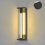 Bellamy Flair Outdoor Wall Sconce in Stainless Steel and Acrylic
