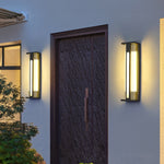 Bellamy Flair Outdoor Wall Sconce in Stainless Steel and Acrylic