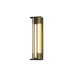 Bellamy Flair Outdoor Wall Sconce in Stainless Steel and Acrylic