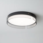 Bellatrix Modern Brass LED Flush Mount Ceiling Light for Living Room and Bedroom