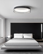 Bellatrix Modern Brass LED Flush Mount Ceiling Light for Living Room and Bedroom