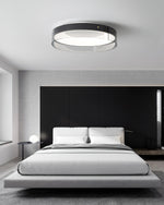 Bellatrix Modern Brass LED Flush Mount Ceiling Light for Living Room and Bedroom