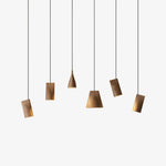Bellwood Wood Pendant Light – Modern LED Hanging Lamp for Dining Room & Kitchen Island