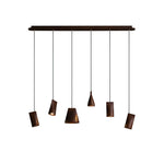 Bellwood Wood Pendant Light – Modern LED Hanging Lamp for Dining Room & Kitchen Island