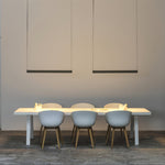 Belto Linear LED Pendant Light – Canvas Strap Suspension, Modern Minimalist