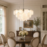 Bettina Glass Chandelier – Modern Murano-Style Pendant for Dining Room and Living Room