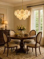 Bettina Glass Chandelier – Modern Murano-Style Pendant for Dining Room and Living Room