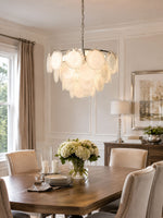 Bettina Glass Chandelier – Modern Murano-Style Pendant for Dining Room and Living Room