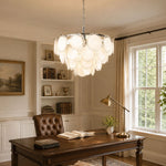 Bettina Glass Chandelier – Modern Murano-Style Pendant for Dining Room and Living Room