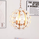 Bianca Floral Orb Chandelier – Ceramic Flower Pendant Light for Elegant Interiors