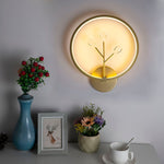 Bifurcated Crystal Wall Light