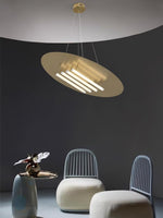 Aurelia Disc LED Pendant Light in Gold for Modern Interiors