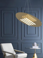 Aurelia Disc LED Pendant Light in Gold for Modern Interiors