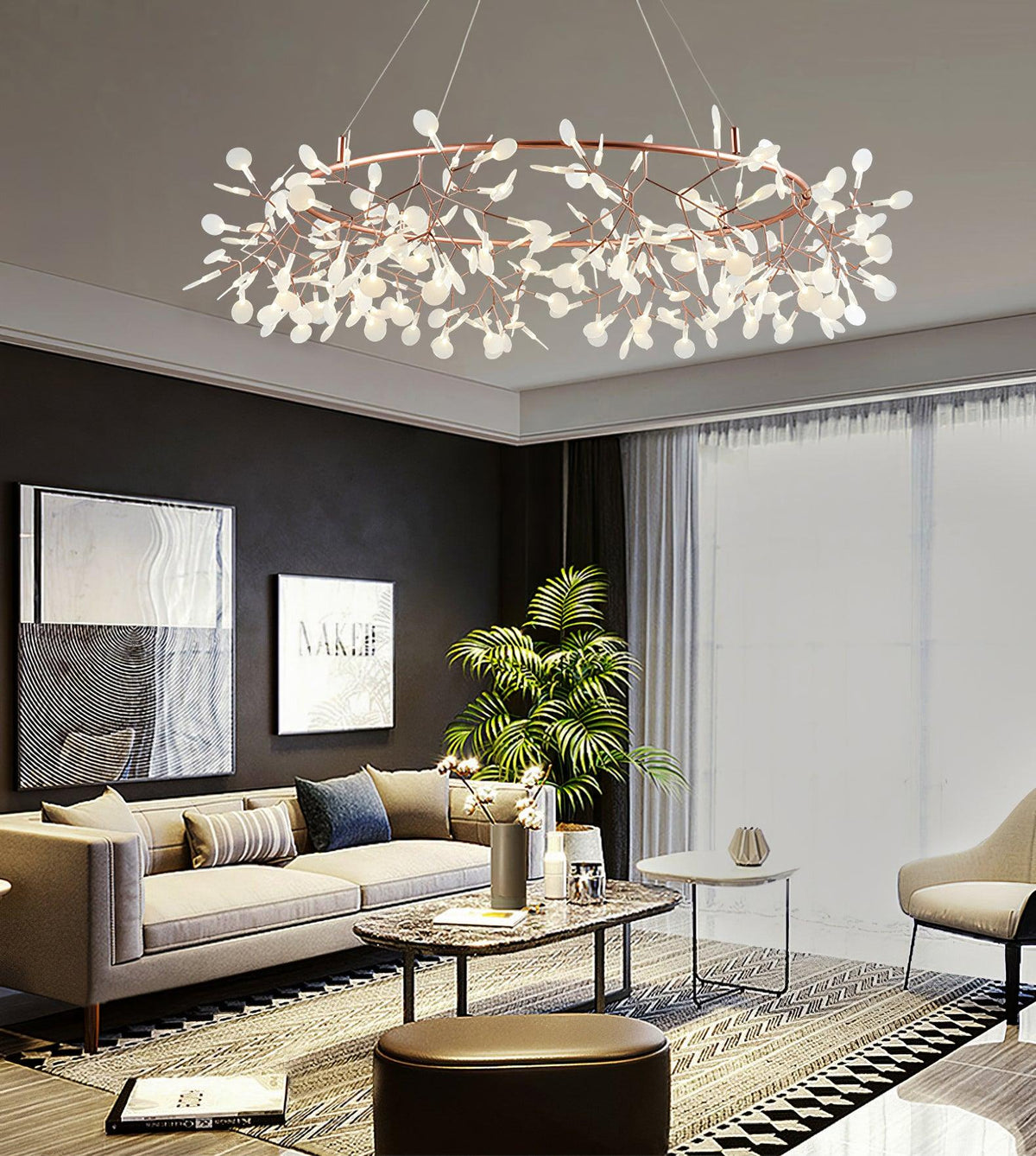 Big O Firefly Led Chandelier
