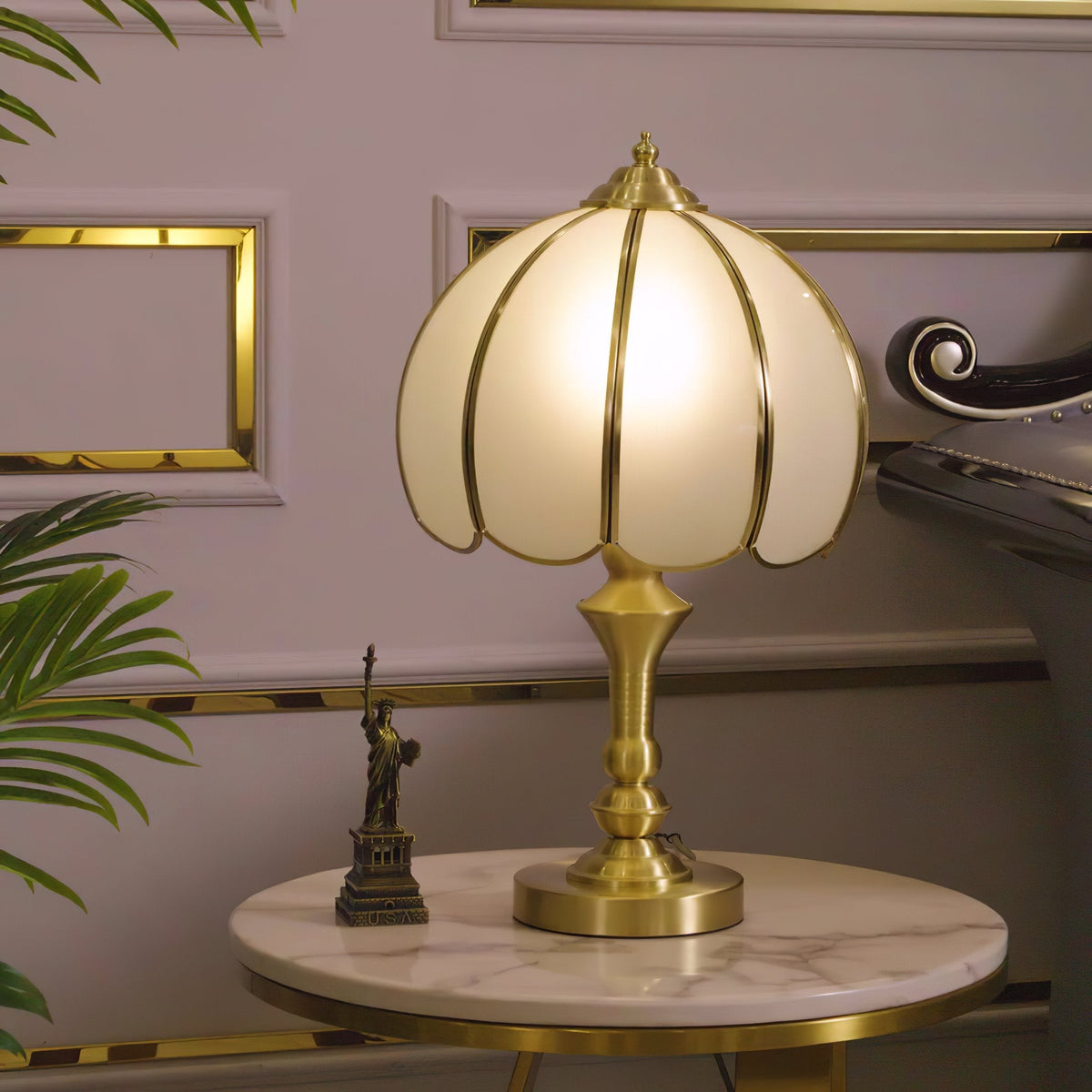 Binny Vintage Brass Table Lamp
