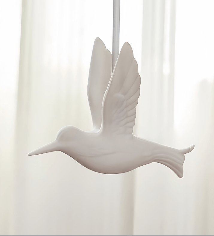 Artisan Bird Silhouette Balloon Pendant Light for Modern Interiors