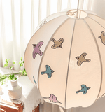 Artisan Bird Silhouette Balloon Pendant Light for Modern Interiors