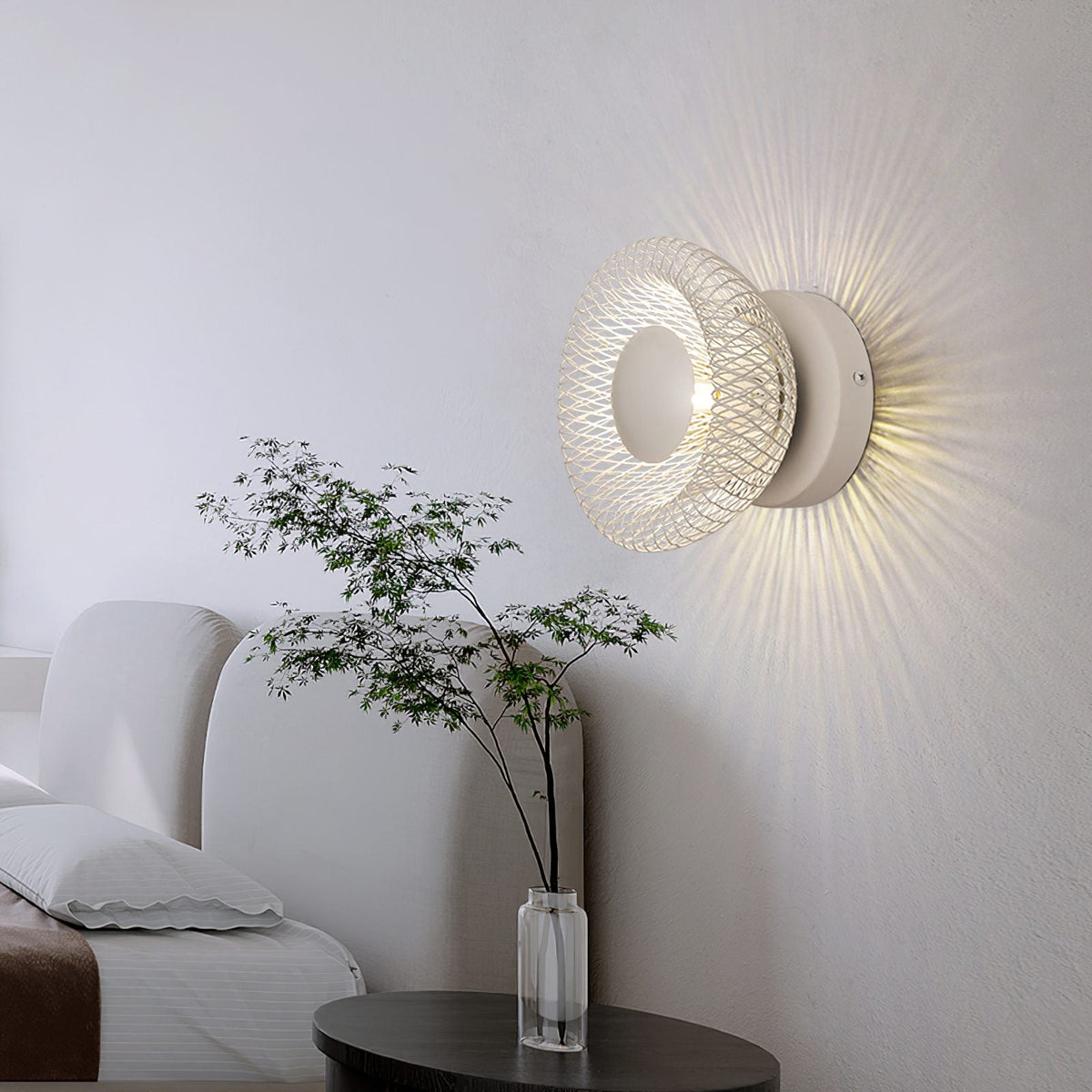 Bird Nest Wall Light