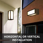 Modern Black Hardware Waterproof Led Outdoor Wall Light