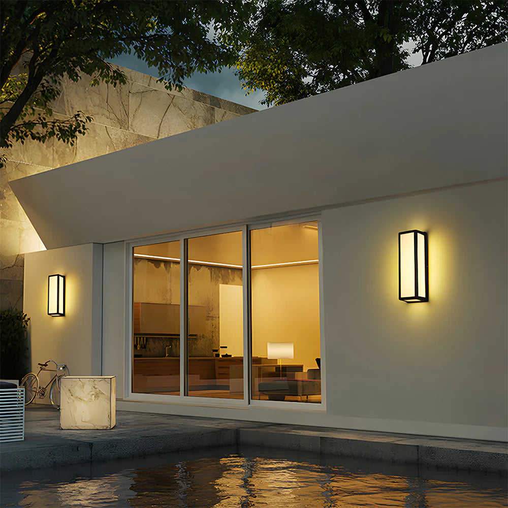 Modern Black Hardware Waterproof Led Outdoor Wall Light