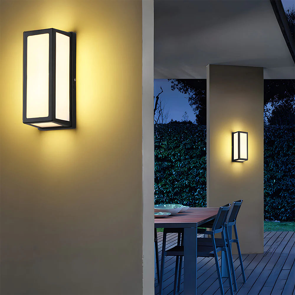Modern Black Hardware Waterproof Led Outdoor Wall Light