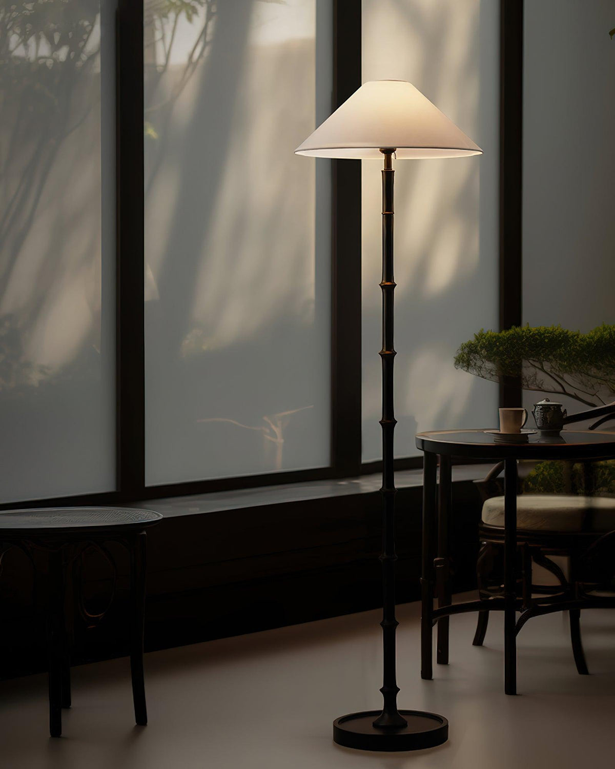 black-bamboo-floor-lamp