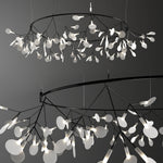 Big O Firefly LED Chandelier — Modern Black Designer Pendant Light