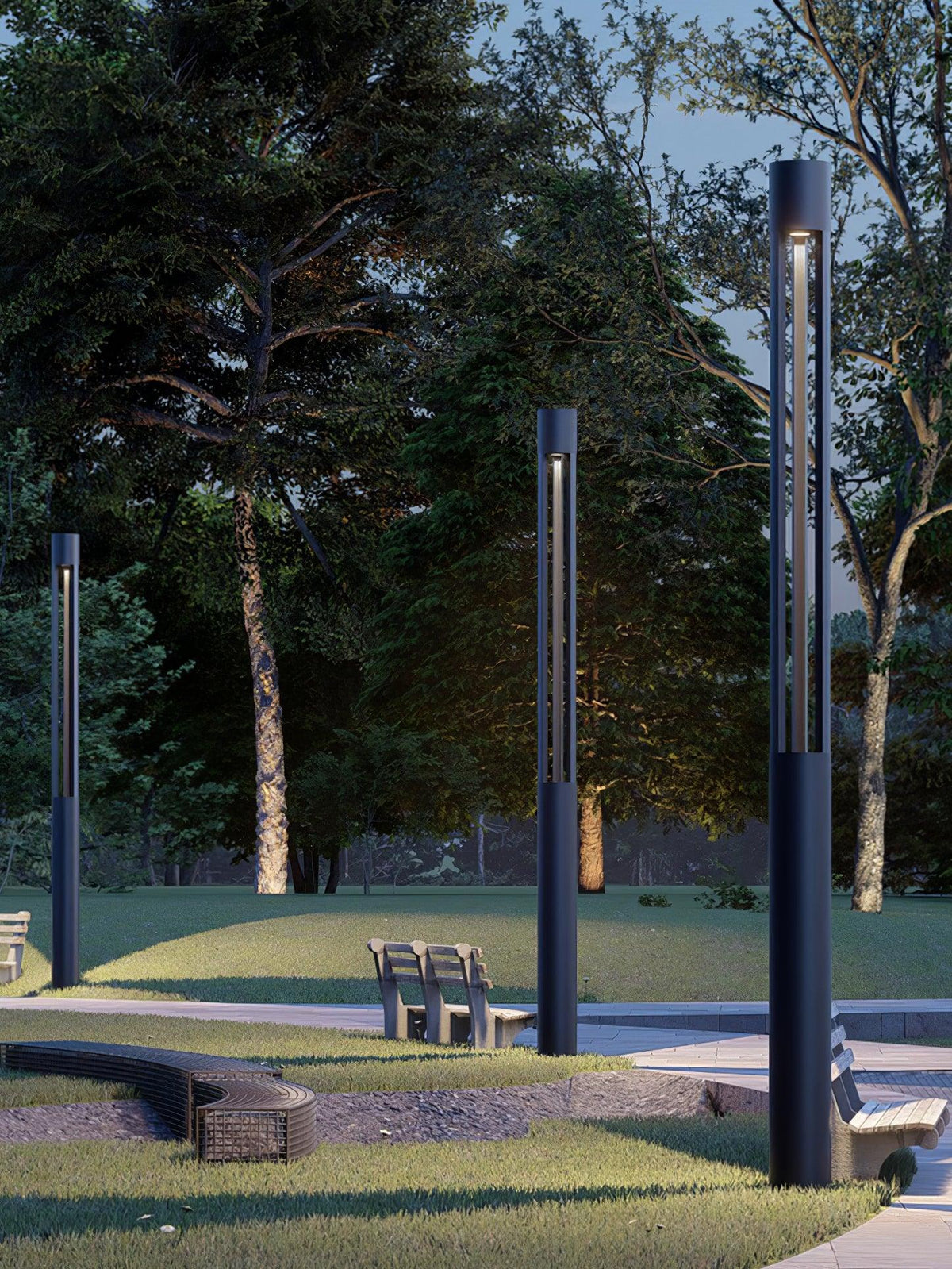 Pole Outdoor Post Garden Light 1