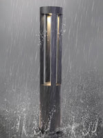 Black Cylindrical Garden Outdoor Light