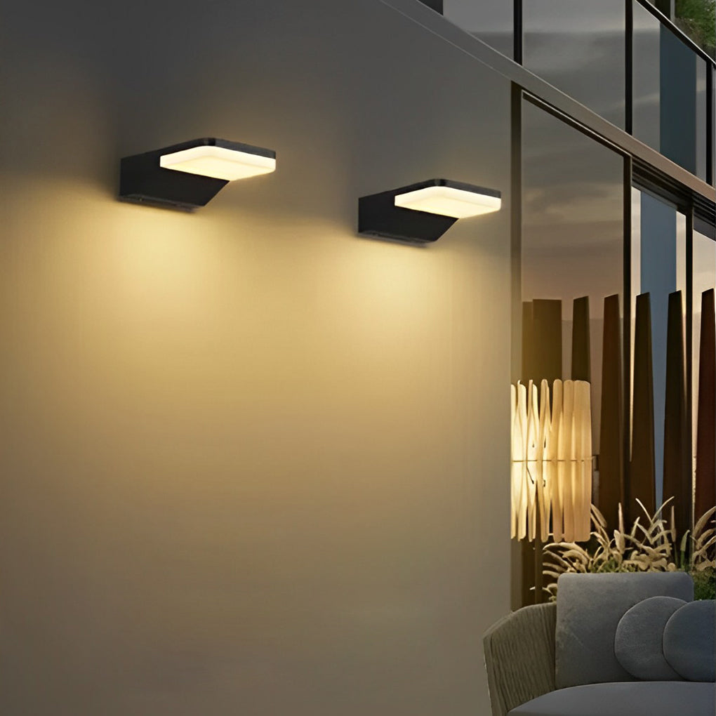 Rectangular Outdoor Wall Sconce Ha083607