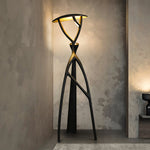 black-sculpture-floor-lamp
