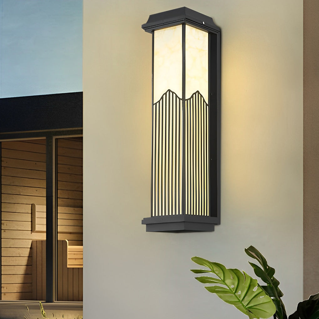 Solar Powered Outdoor Wall Lights With Remote Ha091049