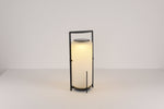 Twilight Lantern Solar Table Lamp – Stainless Steel & Glass Outdoor LED Light