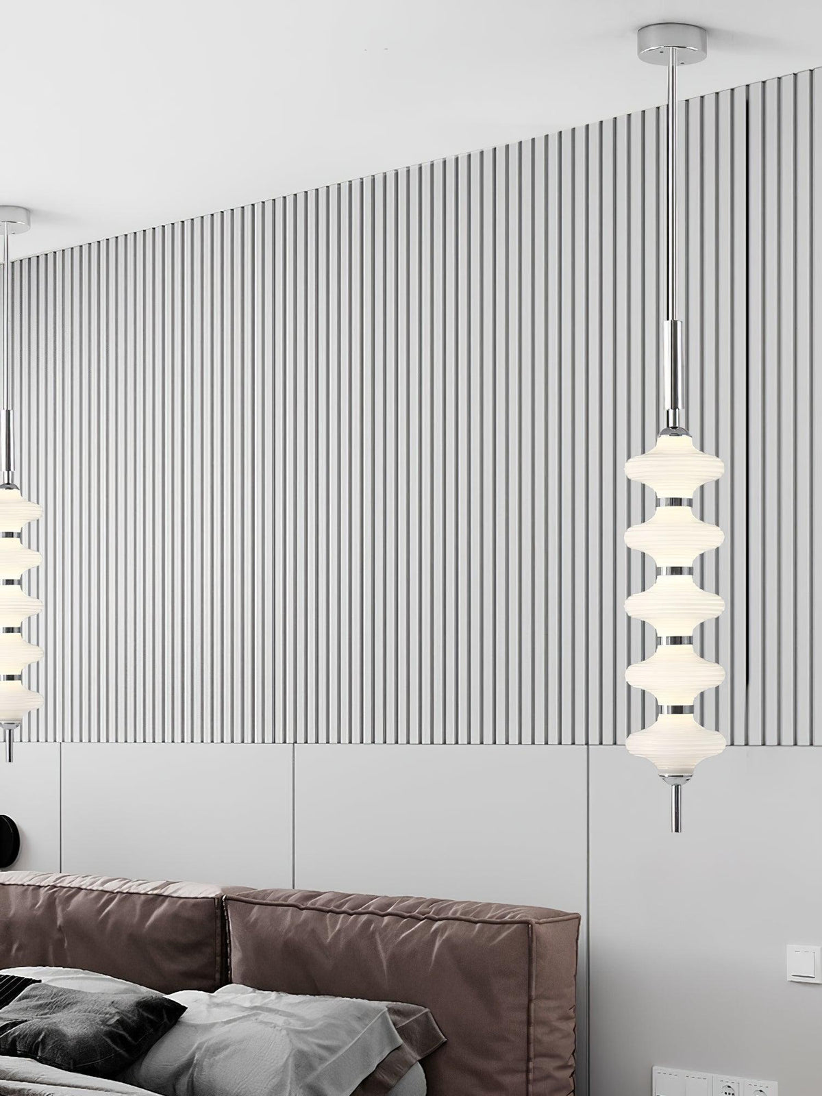 Blair Glass Pendant Light – Modern Minimalist LED Hanging Lamp