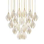 Ceramic Flower Pendant Light