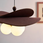 Bloom Petals Chandelier — Sculptural Fabric Pendant Light