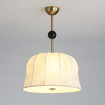Blossom Curve Modern Fabric Pendant Light for Dining Room and Bedroom