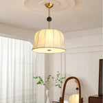 Blossom Curve Modern Fabric Pendant Light for Dining Room and Bedroom