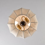 Blossom Lantern Pendant Light – Walnut Wood & Fabric Shade