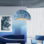 Lunara Blue Planet Pendant Light – Modern Designer Ceiling Lamp