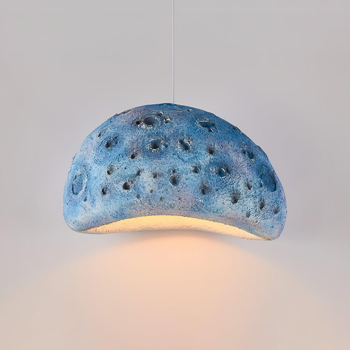 Lunara Blue Planet Pendant Light – Modern Designer Ceiling Lamp