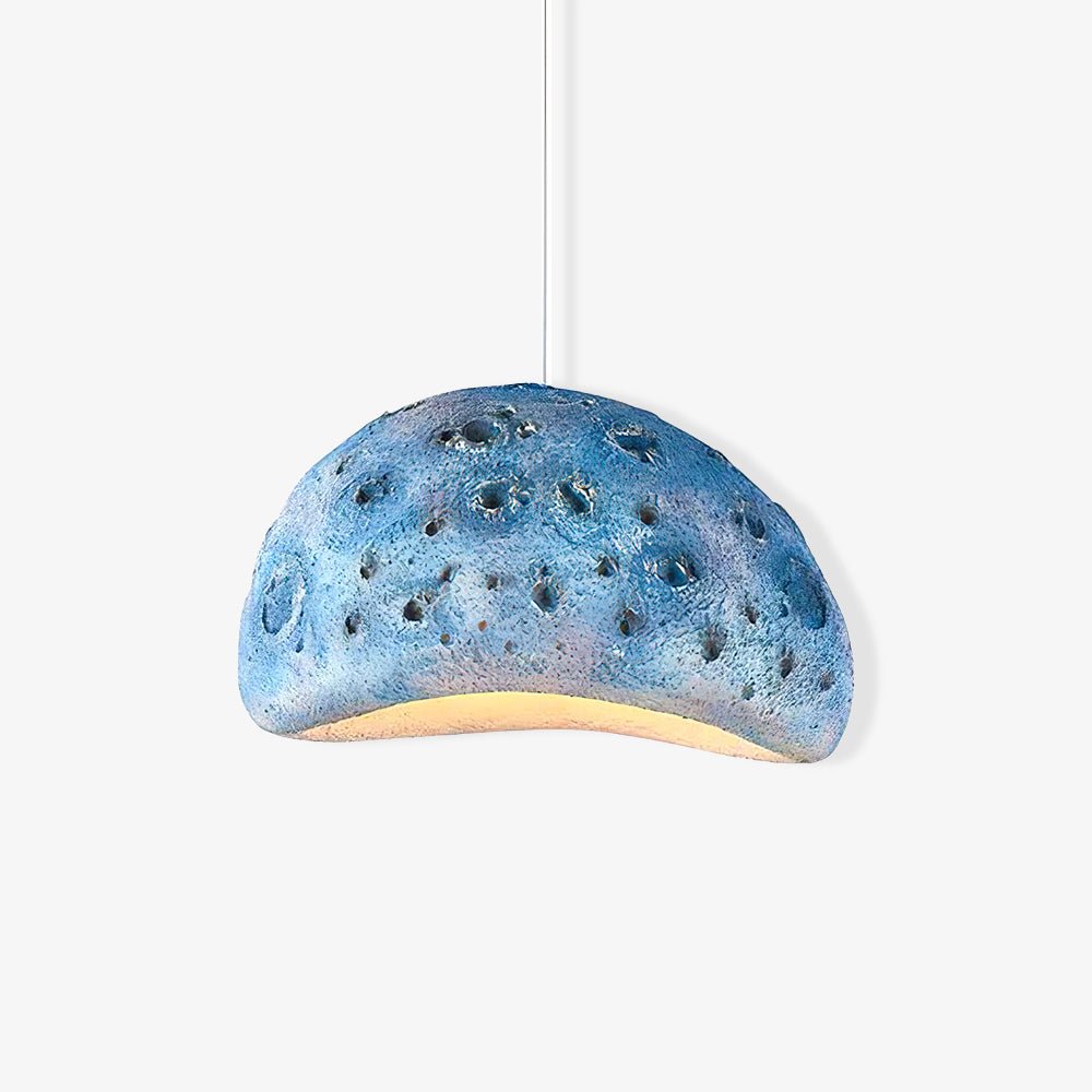 Lunara Blue Planet Pendant Light – Modern Designer Ceiling Lamp