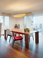 Boat Crystal Chandelier – Modern Linear LED Pendant for Dining & Living Rooms