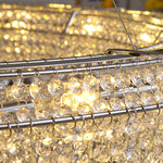Boat Crystal Chandelier – Modern Linear LED Pendant for Dining & Living Rooms