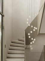 Crystal Ball Pendant Light – Chrome & Clear Glass Chandelier