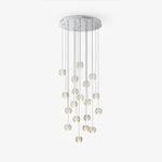 Crystal Ball Pendant Light – Chrome & Clear Glass Chandelier