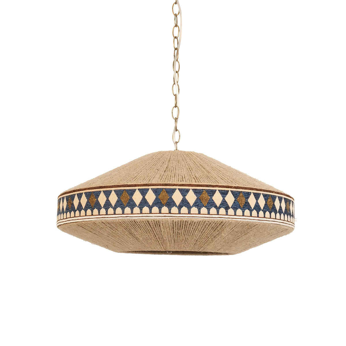 Artisan Woven Fringe Pendant Light for Boho Interiors