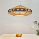 Artisan Woven Fringe Pendant Light for Boho Interiors